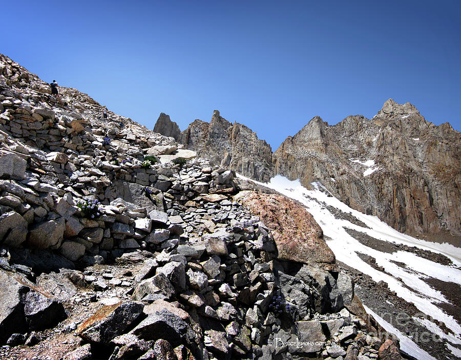 Mt Whitney Switchbacks from Below - Sierra Photograph by Bruce Lemons ...