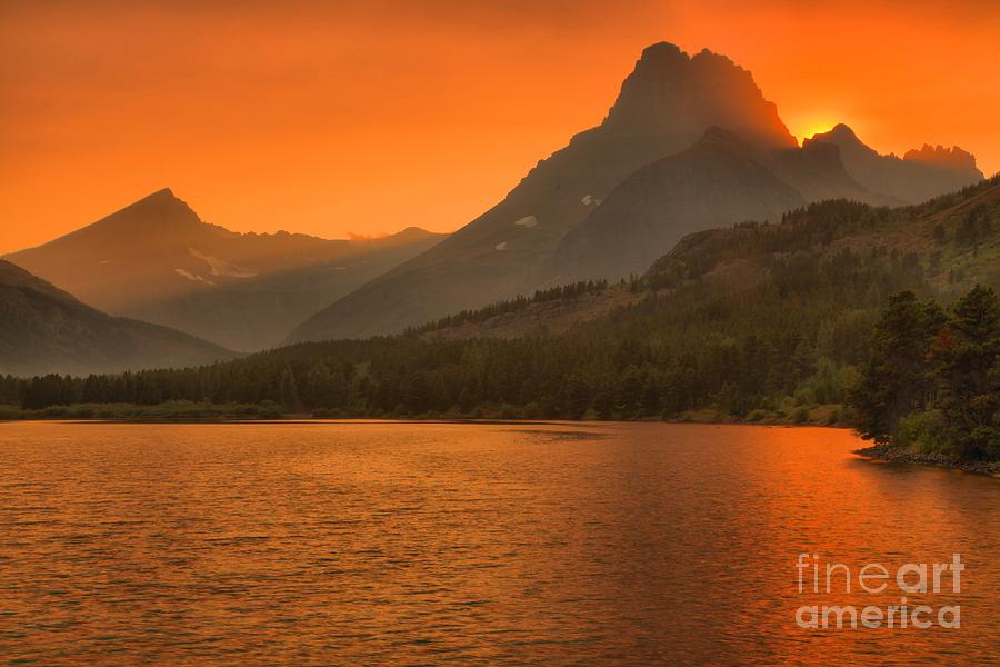 Mt Wilbur Sunset Photograph by Adam Jewell