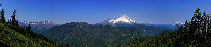 Mt.Baker from Doc.Butte.2523 Photograph by Tim Dussault