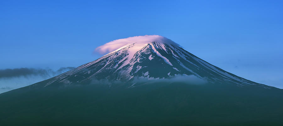 Mt.Fuji in clouds Photograph by Ponte Ryuurui