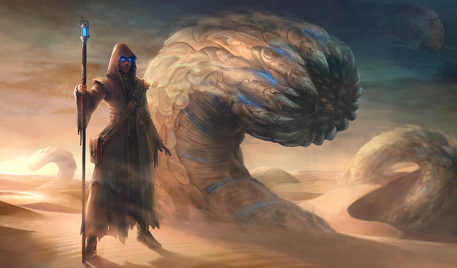 Dune Painting - Muaddib by Yasen Stoilov