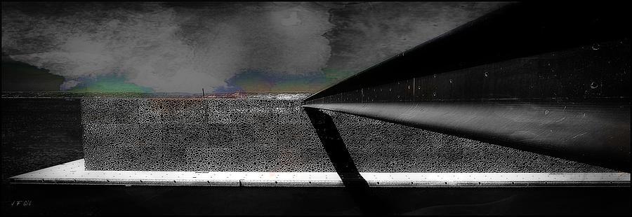 Mucem , Panoramic, Dark impact Photograph by Jean Francois Gil