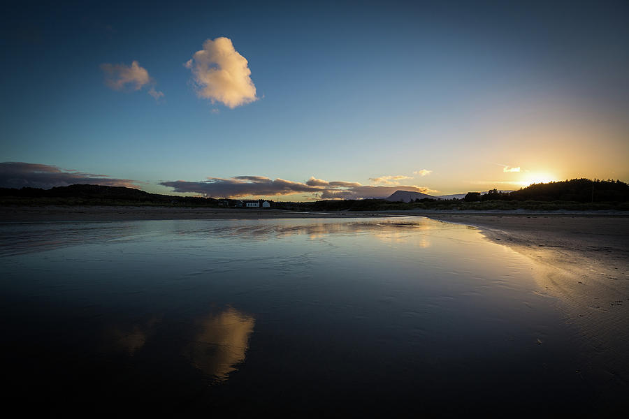 Muckish Sunset Photograph by Nigel R Bell