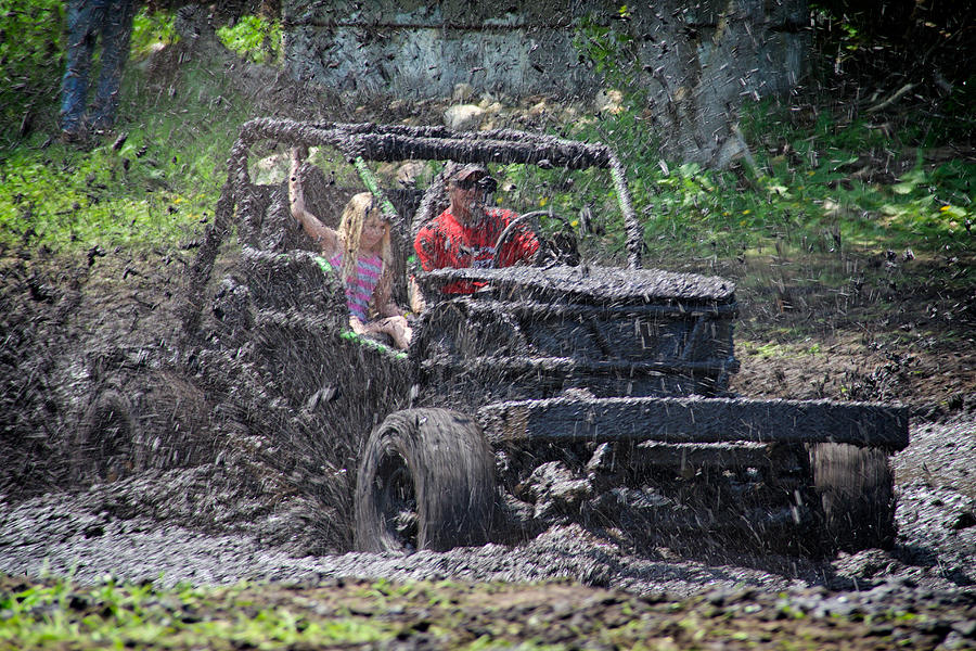 Mud Bogging Photograph by Mary Lee Dereske