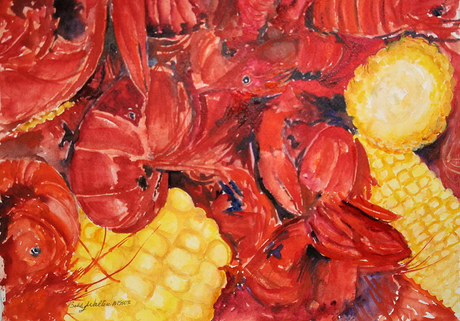 Mud bugs Painting by Bobby Walters
