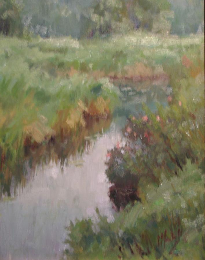 Landscape Painting - Mud Creek by Chuck Marshall Landscape Painting - Mud Creek by Chuck Marshall