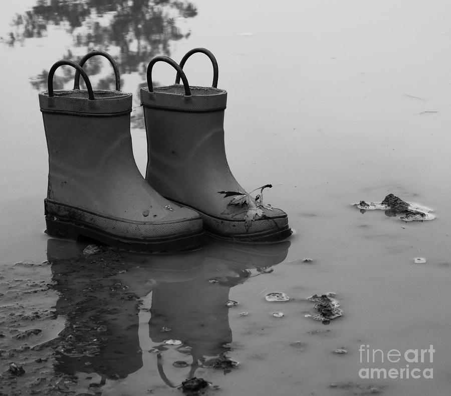 Mud Girl Boots Photograph by J L Zarek