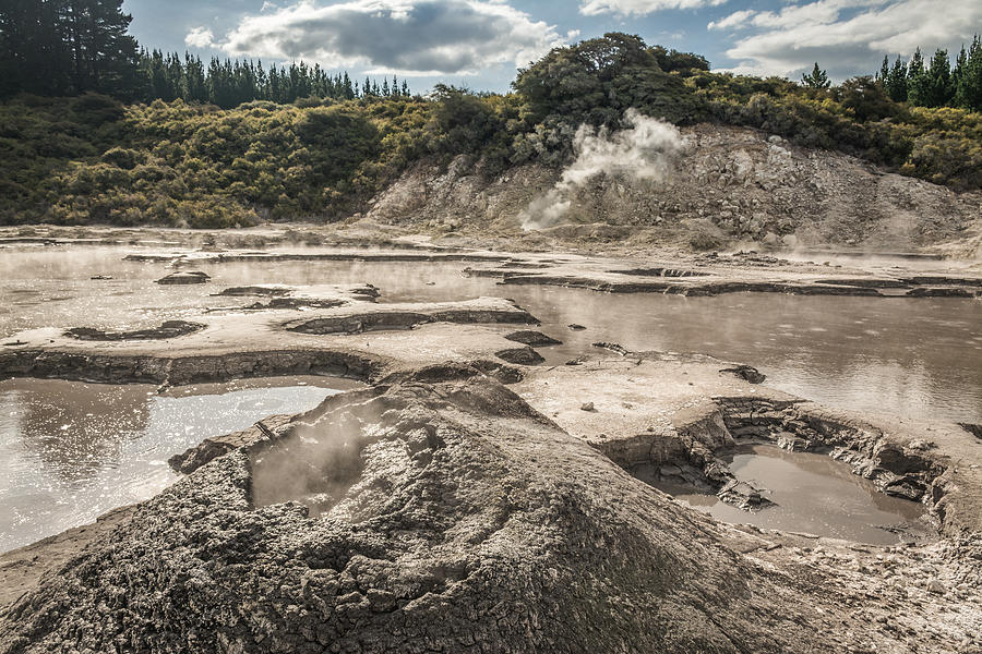 Mud Volcano Photograph