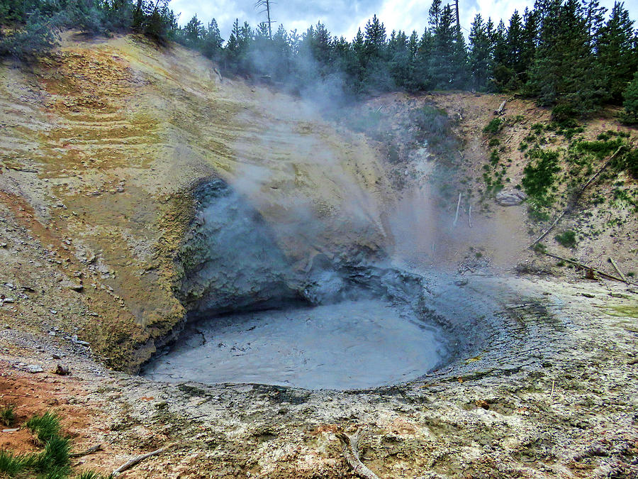 Mud Volcano Yellowstone 2 Photograph by Helaine Cummins