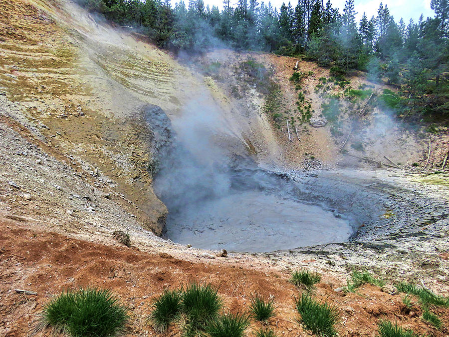 Mud Volcano Yellowstone Photograph by Helaine Cummins