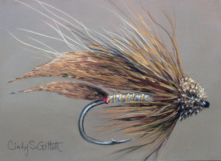 Muddler Minnow Painting by Cindy Gillett - Fine Art America