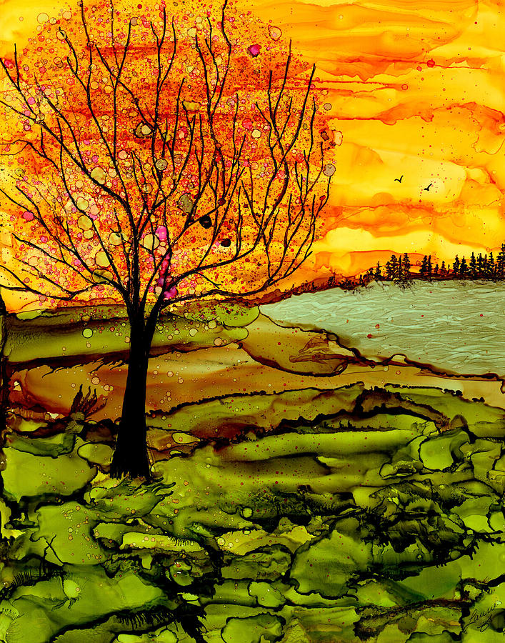 Muddy Fall Painting by Laurie Williams