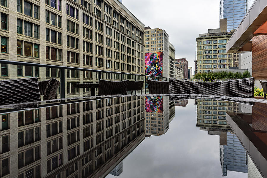 Chicago Photograph - Muddy Reflection by Randy Scherkenbach