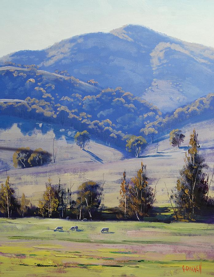 Tree Painting - Mudgee Hills by Graham Gercken