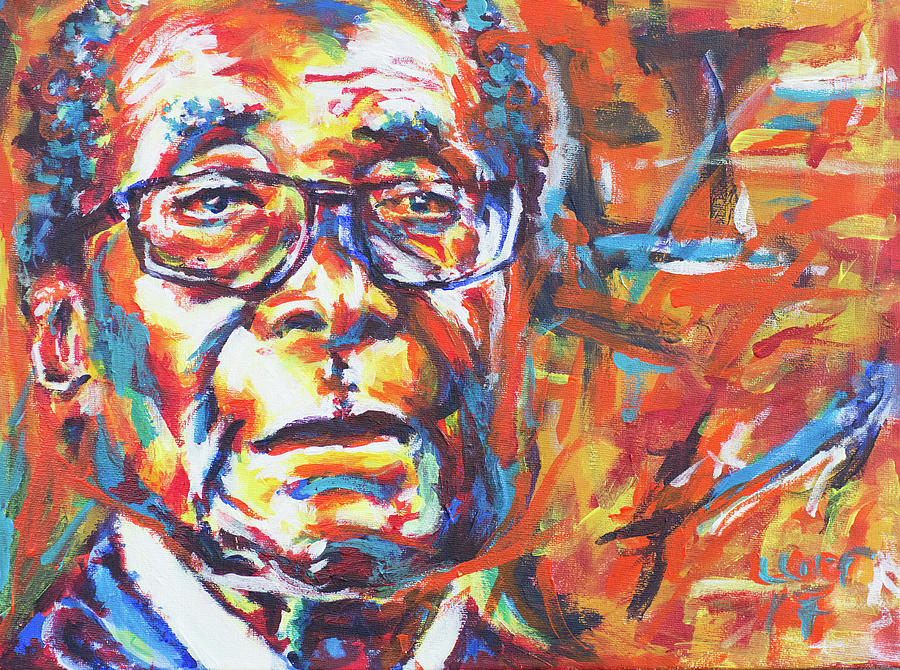 Mugabe Painting by Larry Ger