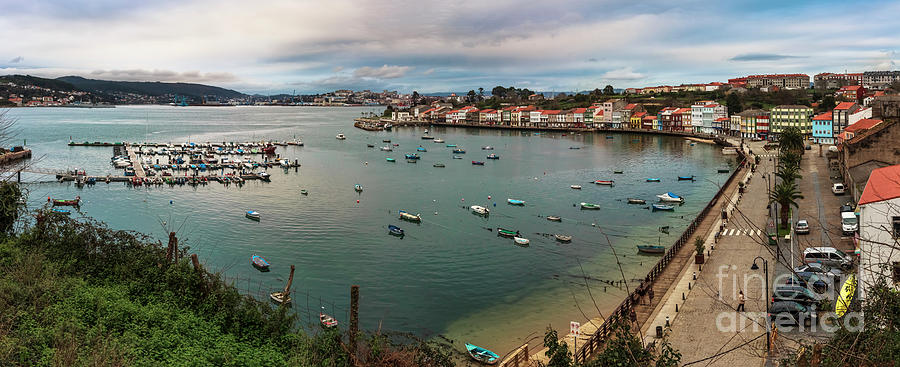 Mugardos Port Panorama La Coruna Spain Photograph