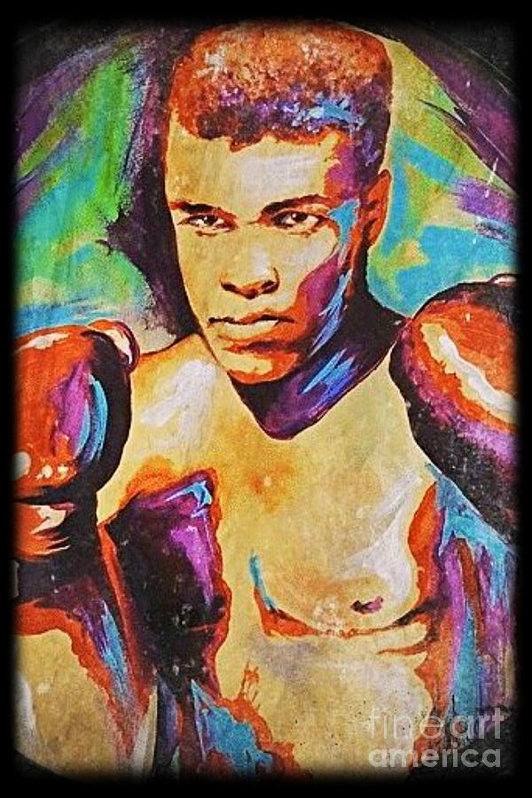 Sports Painting - Muhammad Ali by Amy Belonio