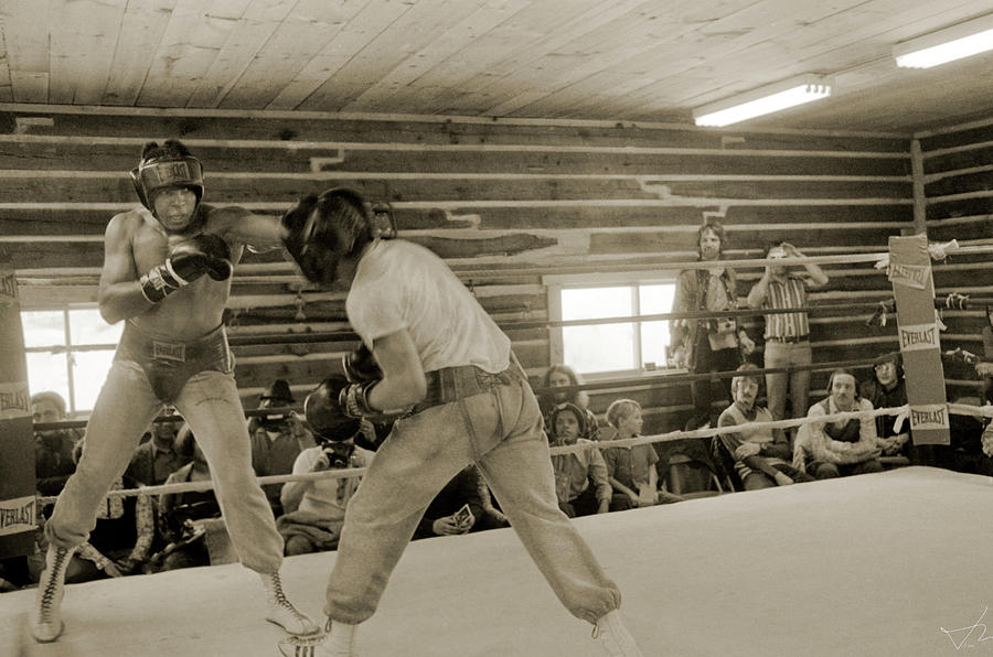 Muhammad Ali and Ernie Jones spar Photograph by Jan W Faul