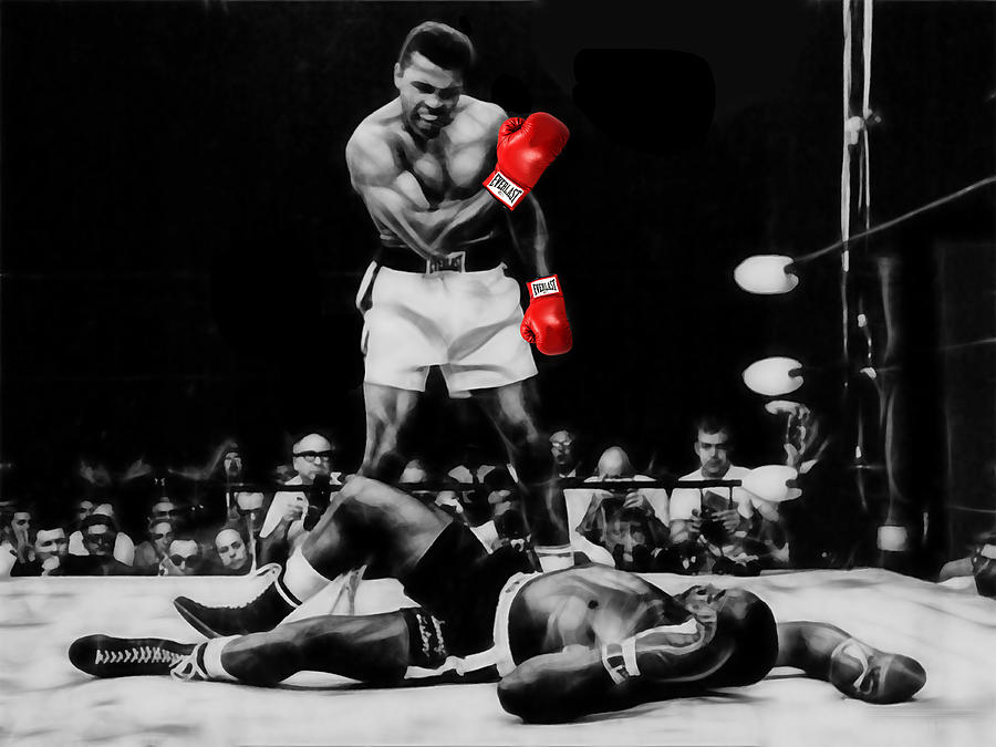 Muhammad Ali Shadow Boxing'' by Anon Sports/Games Art Print (31.5