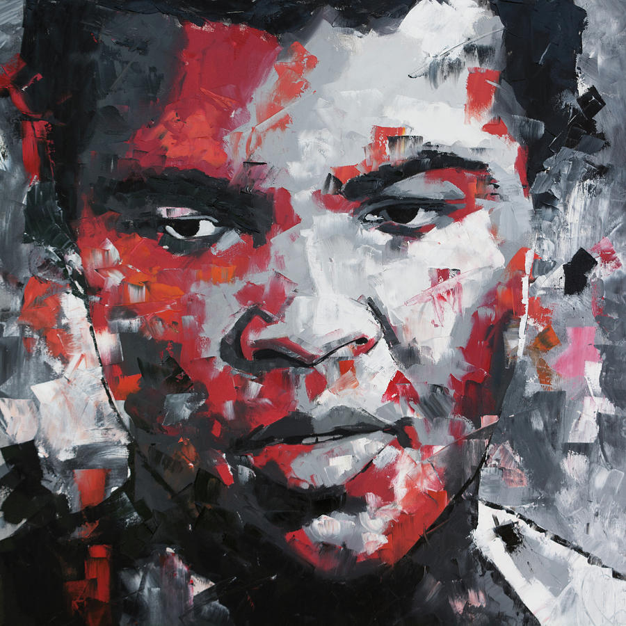 Muhammad Ali II Painting by Richard Day
