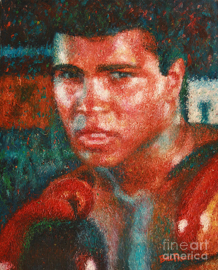 Muhammad Ali Painting - Muhammad Ali Portrait by Bill Pruitt