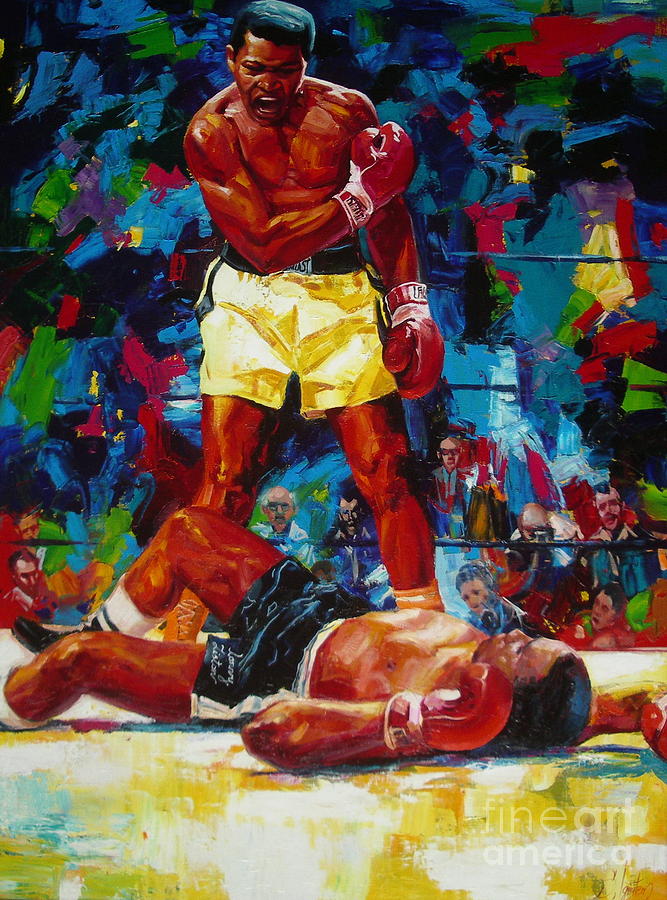Muhammad Ali Painting by Sergey Ignatenko