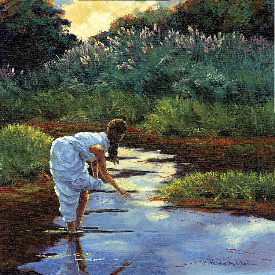 Muhlfelds Creek Painting by Marguerite Chadwick-Juner