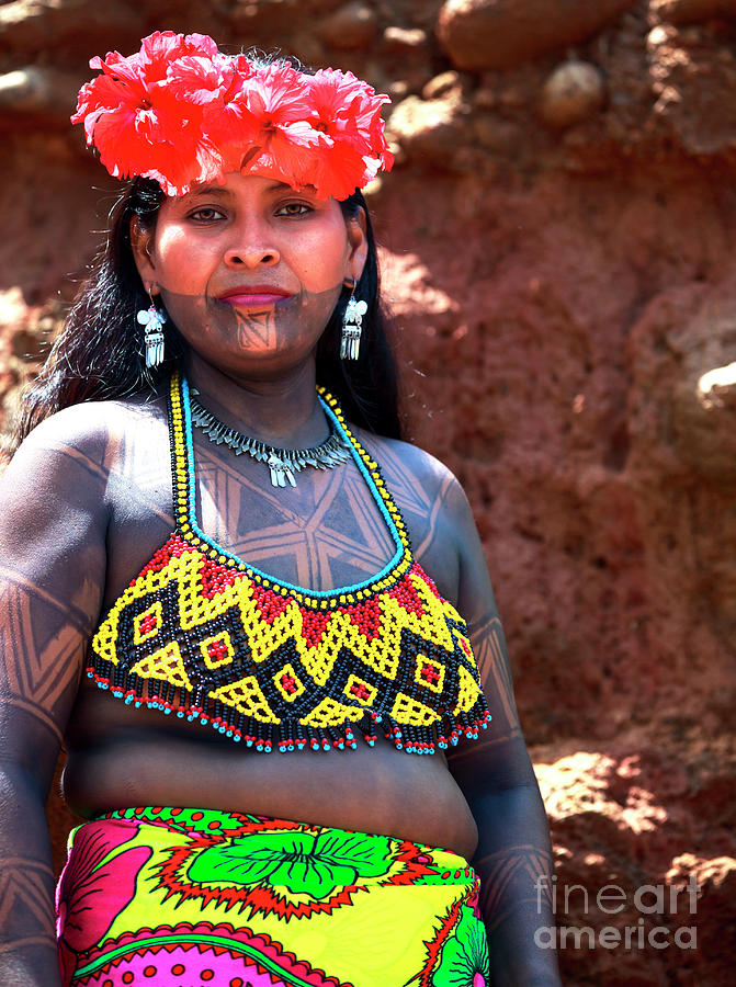 Mujer Embera Panama Photograph by John Rizzuto