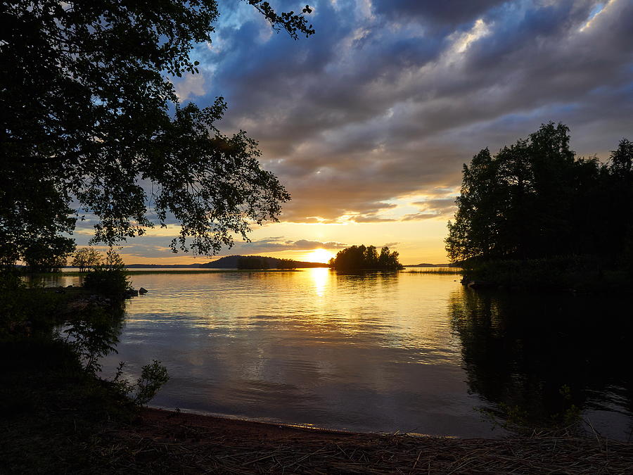 Mukkula sunset Photograph by Jouko Lehto