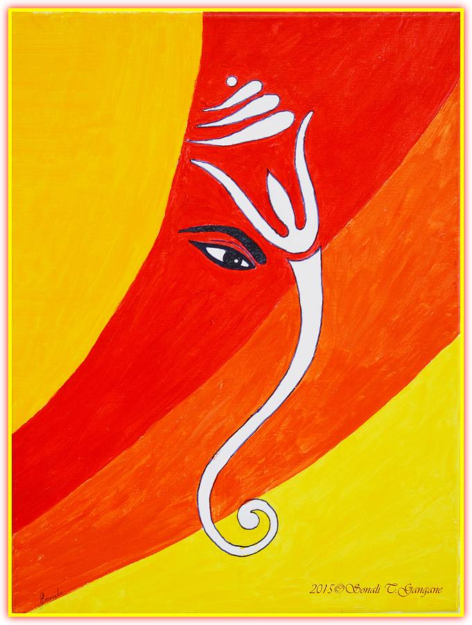 Ganesha Painting - Muktidaya-Bestower of Eternal Bliss by Sonali Gangane