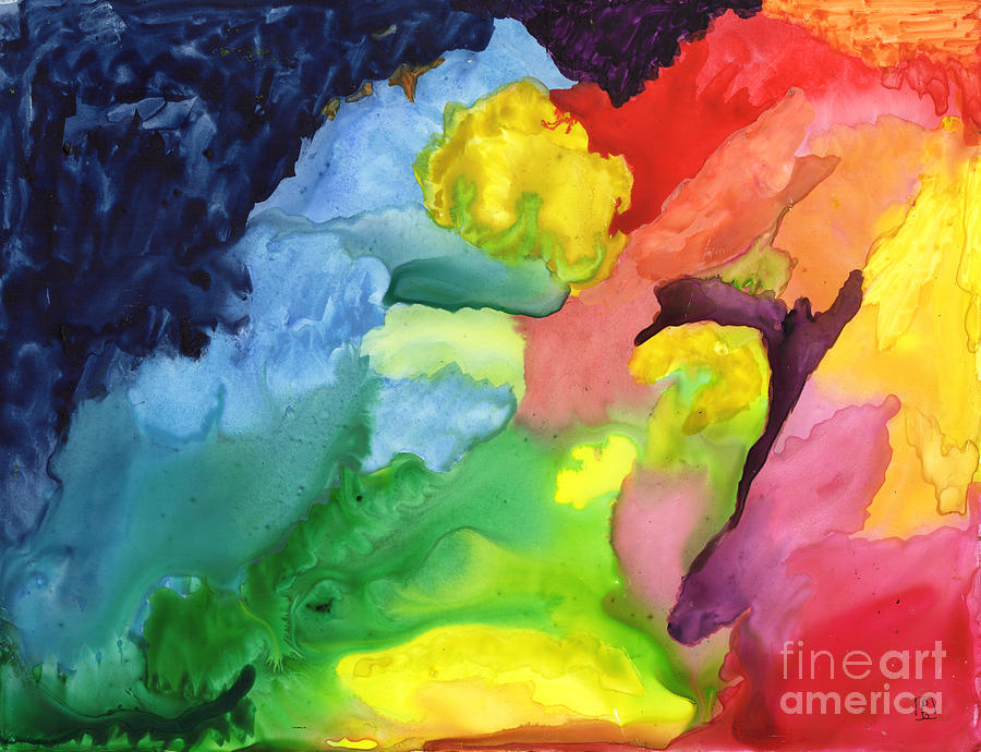 Mulitcolor Abstract by Phyllis Brady Mulitcolor Abstract by Phyllis Brady