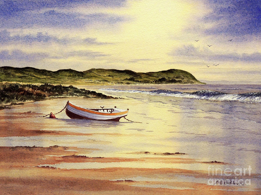 Mull Of Kintyre Scotland Painting by Bill Holkham