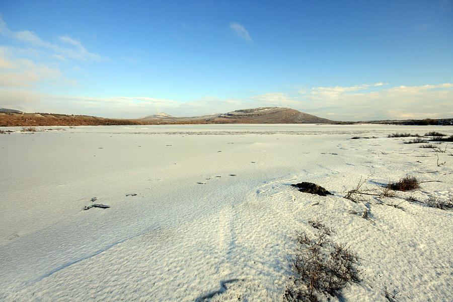 Mullaghmore in Winter Photograph by John Quinn