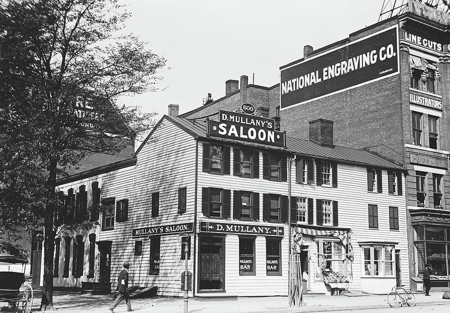 Mullanys Saloon, Washington D C 1913 Photograph by Mountain Dreams