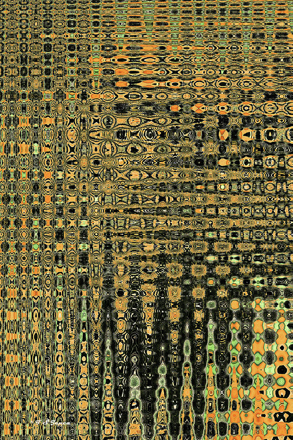 Mullen Leaf Abstract # 9020 #3a Digital Art by Tom Janca