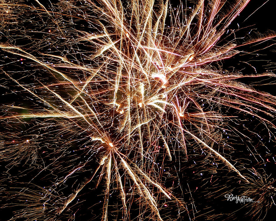 Multi Blast Fireworks #0721 Photograph by Barbara Tristan