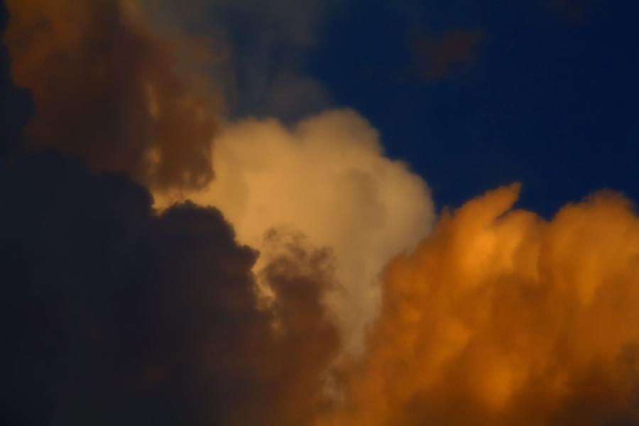 Multi-Colored Clouds Photograph by Kathryn Meyer - Fine Art America