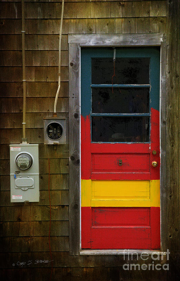 Multi-Colored Door Photograph by Craig J Satterlee