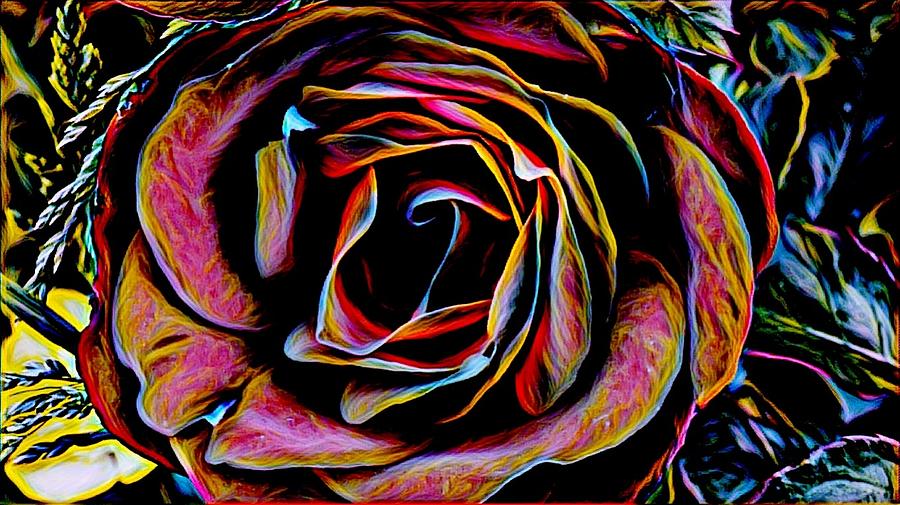 Multi rose Digital Art by Elsworth Molyneau - Fine Art America