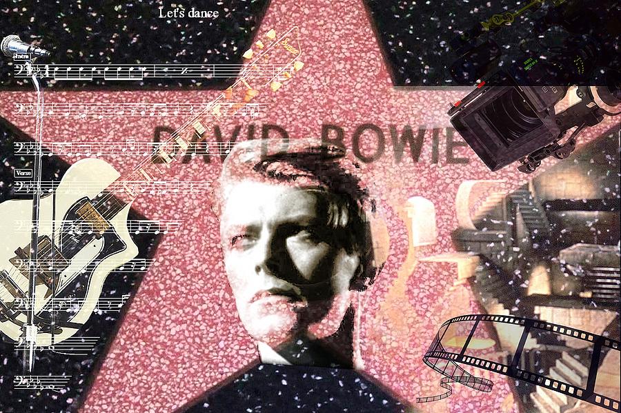 David Bowie Digital Art - Multi-talent by Ingrid Stiehler