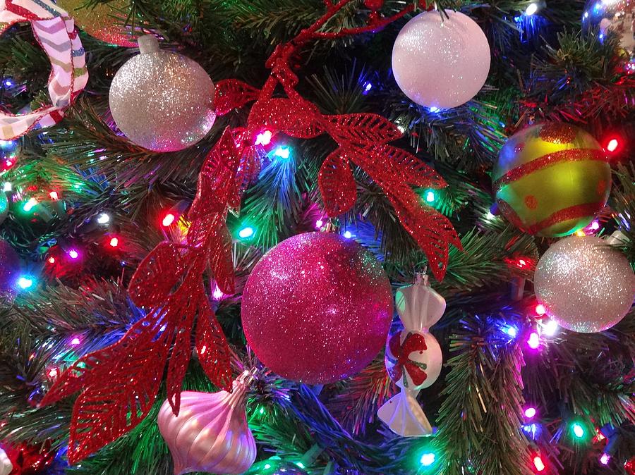 multicolor christmas tree decorations