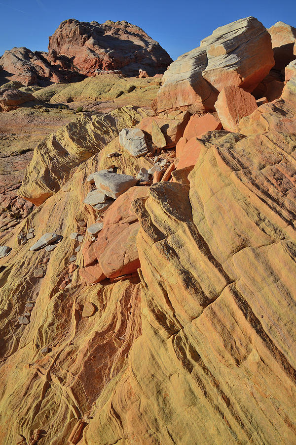 Multicolored Sandstone Of Valley Of Fire State Park Photograph