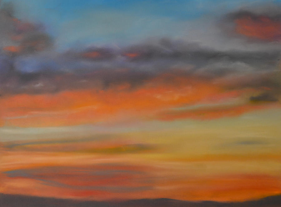 Multicolour Sky Pastel by Dave Griffiths