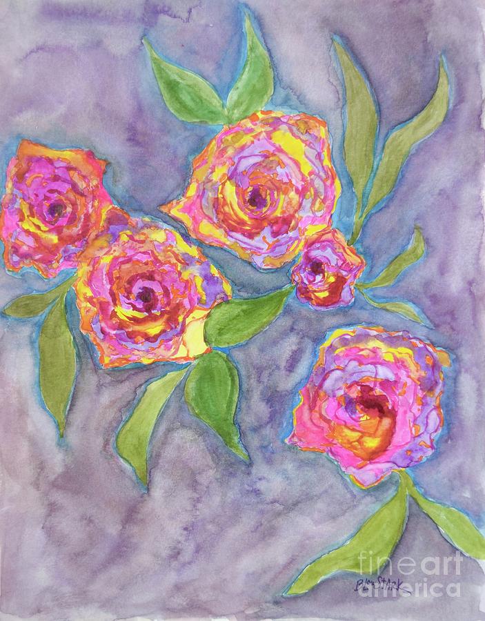 Multifarious Roses Painting by Barrie Stark Multifarious Roses Painting by Barrie Stark