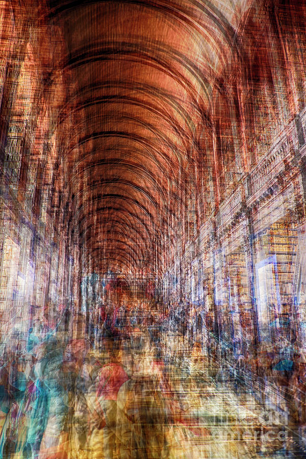 multiple exposure of Dublin public library  Photograph by Ariadna De Raadt