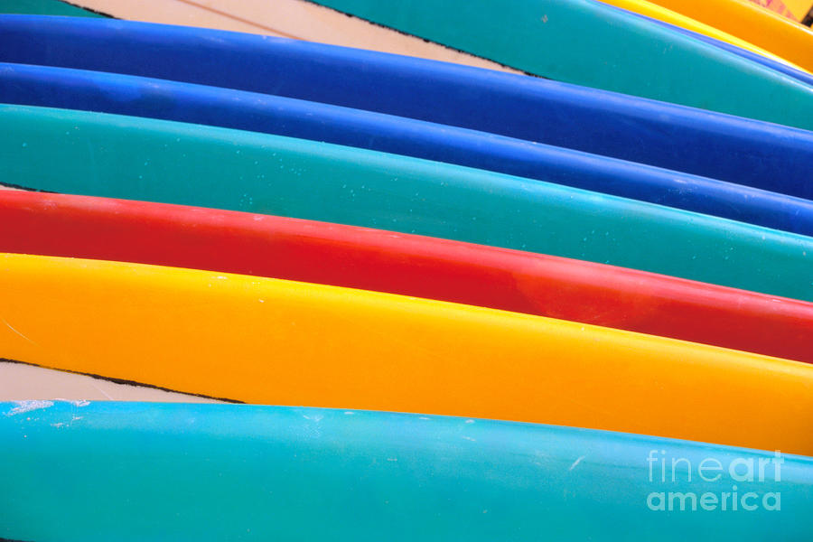 Multitude Of Surfboards Photograph by Vince Cavataio - Printscapes