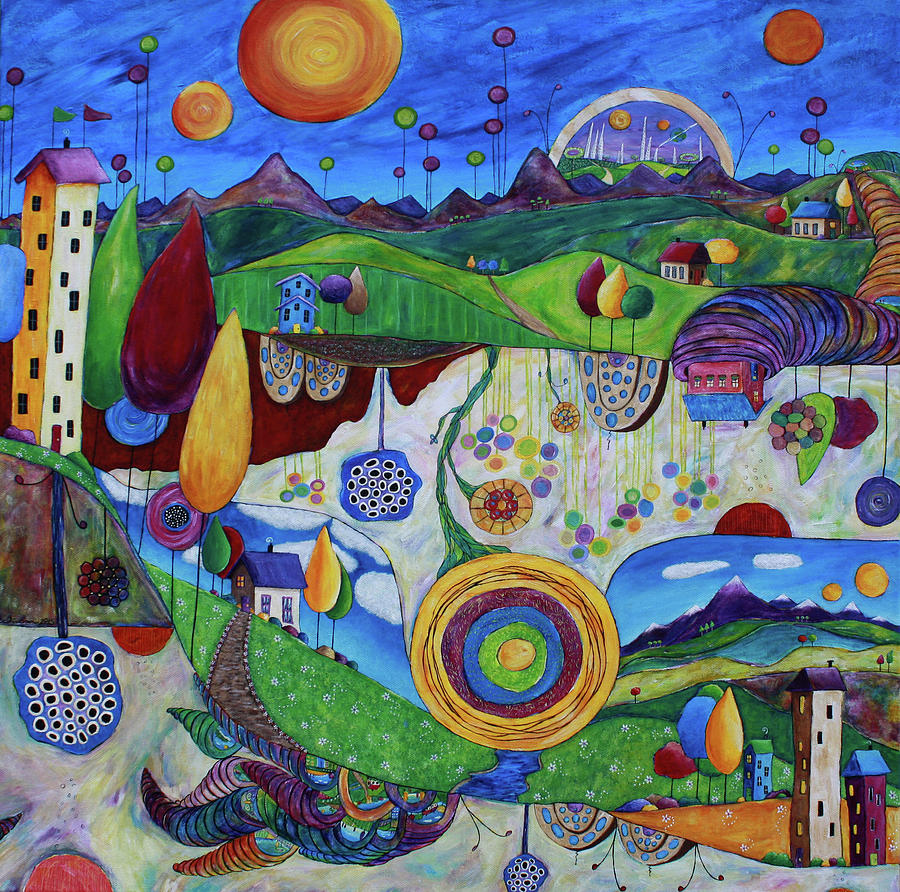Multiverse Painting by Winonas Sunshyne