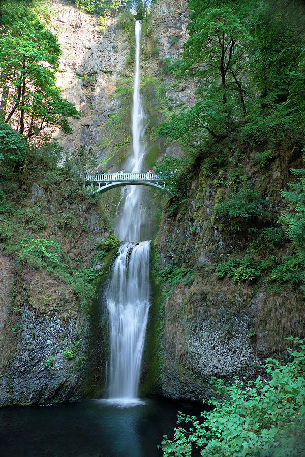 Portland Photograph - Multnomah Falls by JustJeffAz Photography
