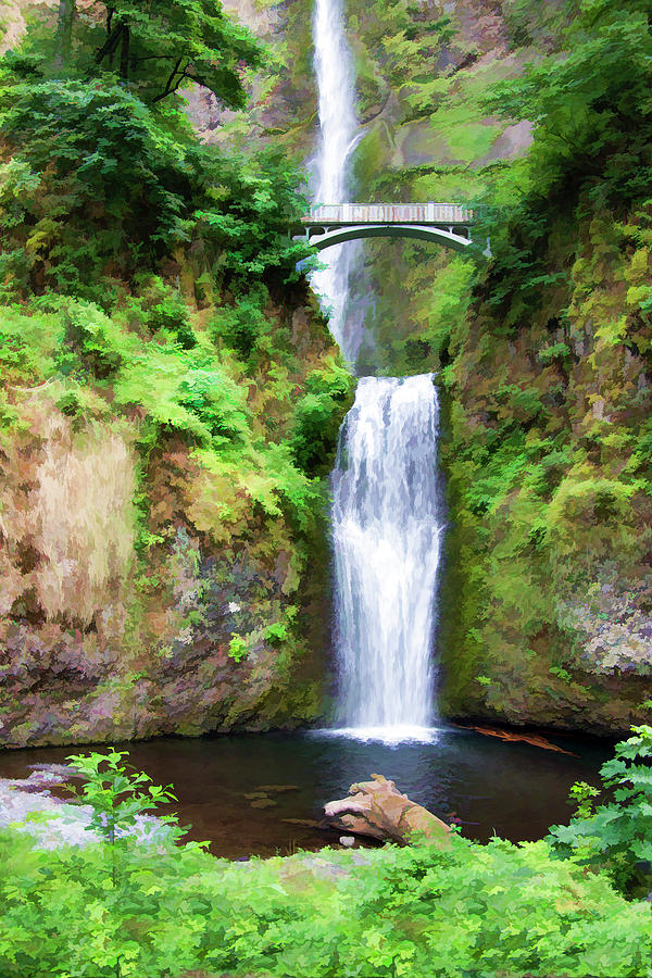 Multnomah Falls Photograph by Jennifer Stackpole | Fine Art America