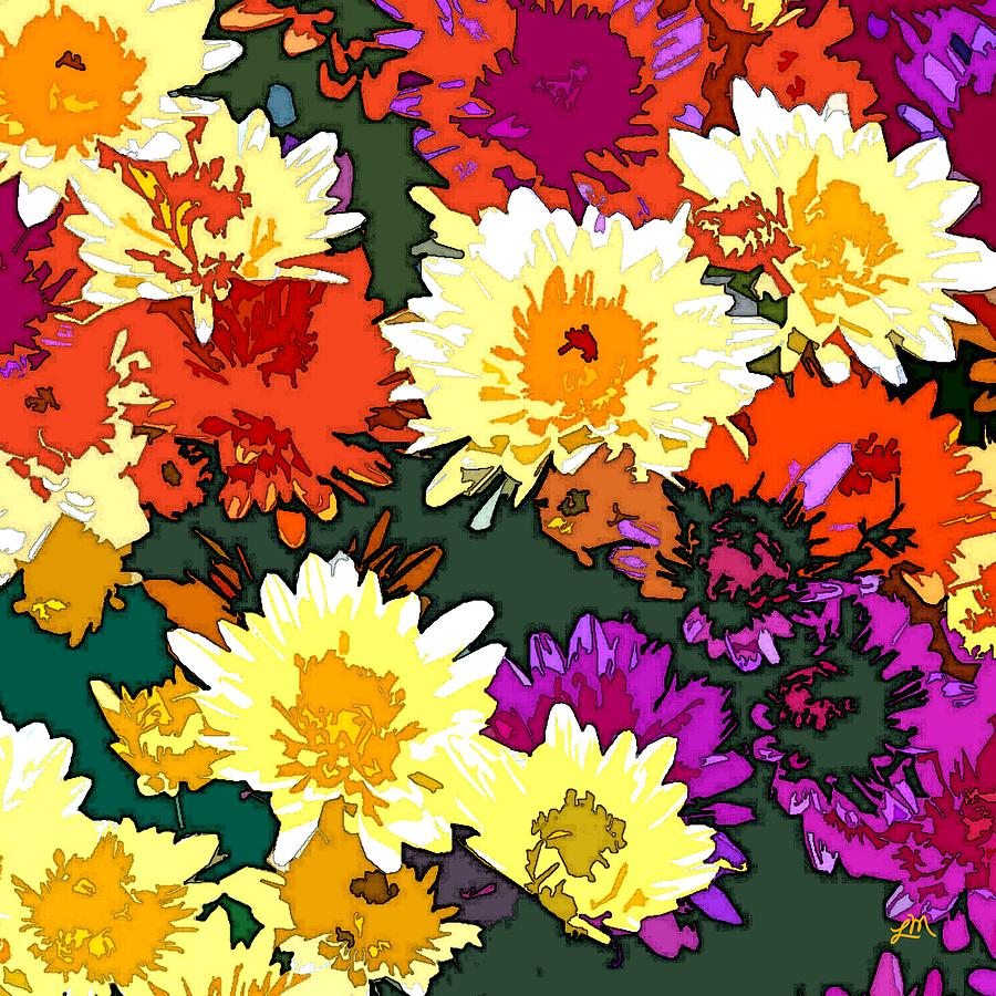 Mum Flowers Showing Off Digital Art